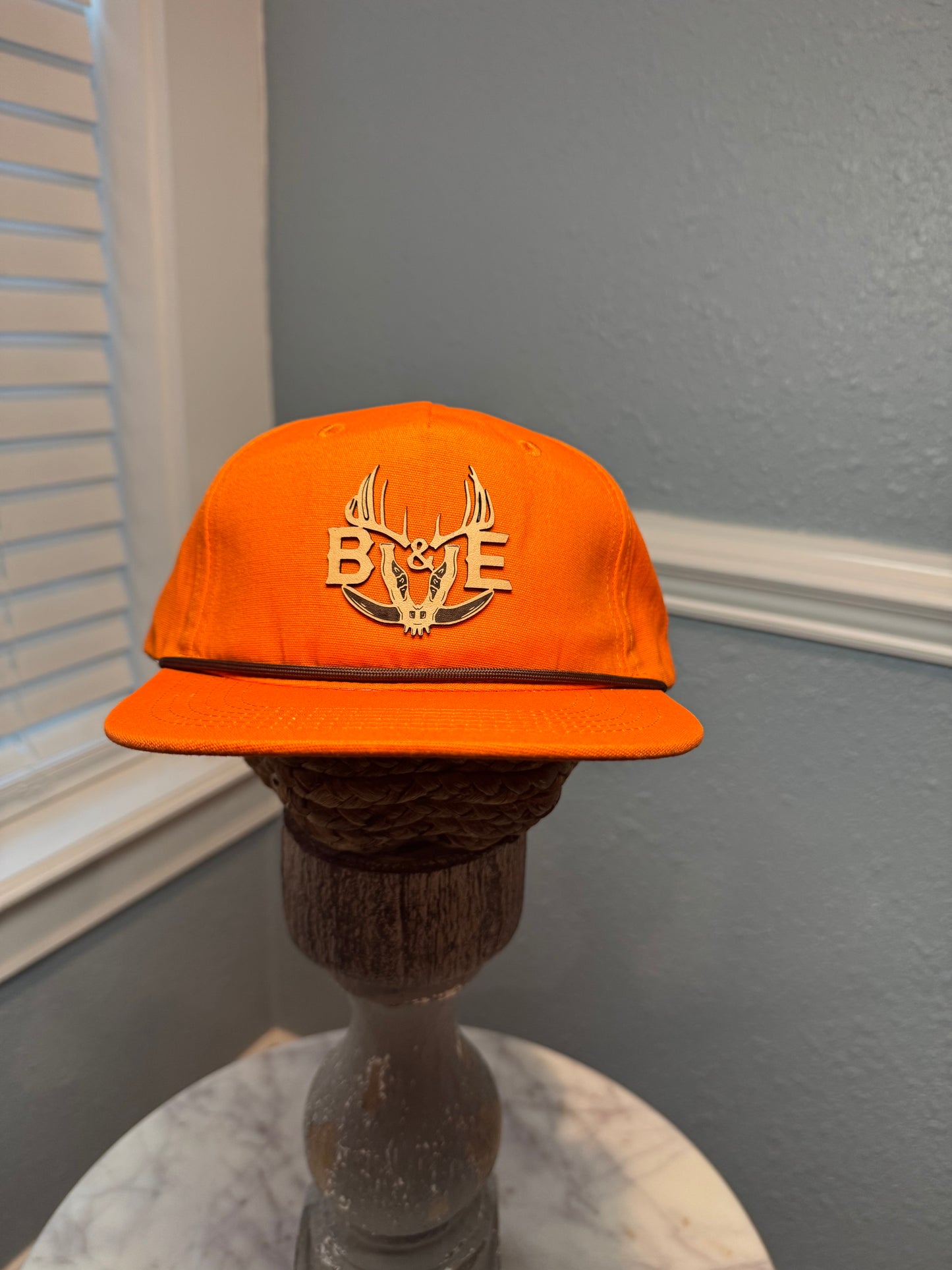 BEOWTDOORS - "HUNTER ORANGE" GOAT ROPE HAT