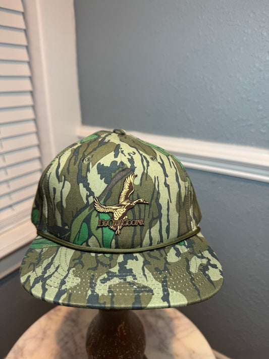 BEOWTDOORS - "DUCK" GOAT ROPE HAT GREEN LEAF