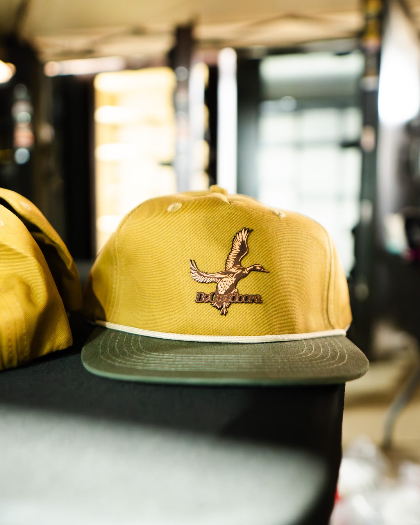 BEOWTDOORS - "DUCK" GOAT ROPE HAT MUSTARD