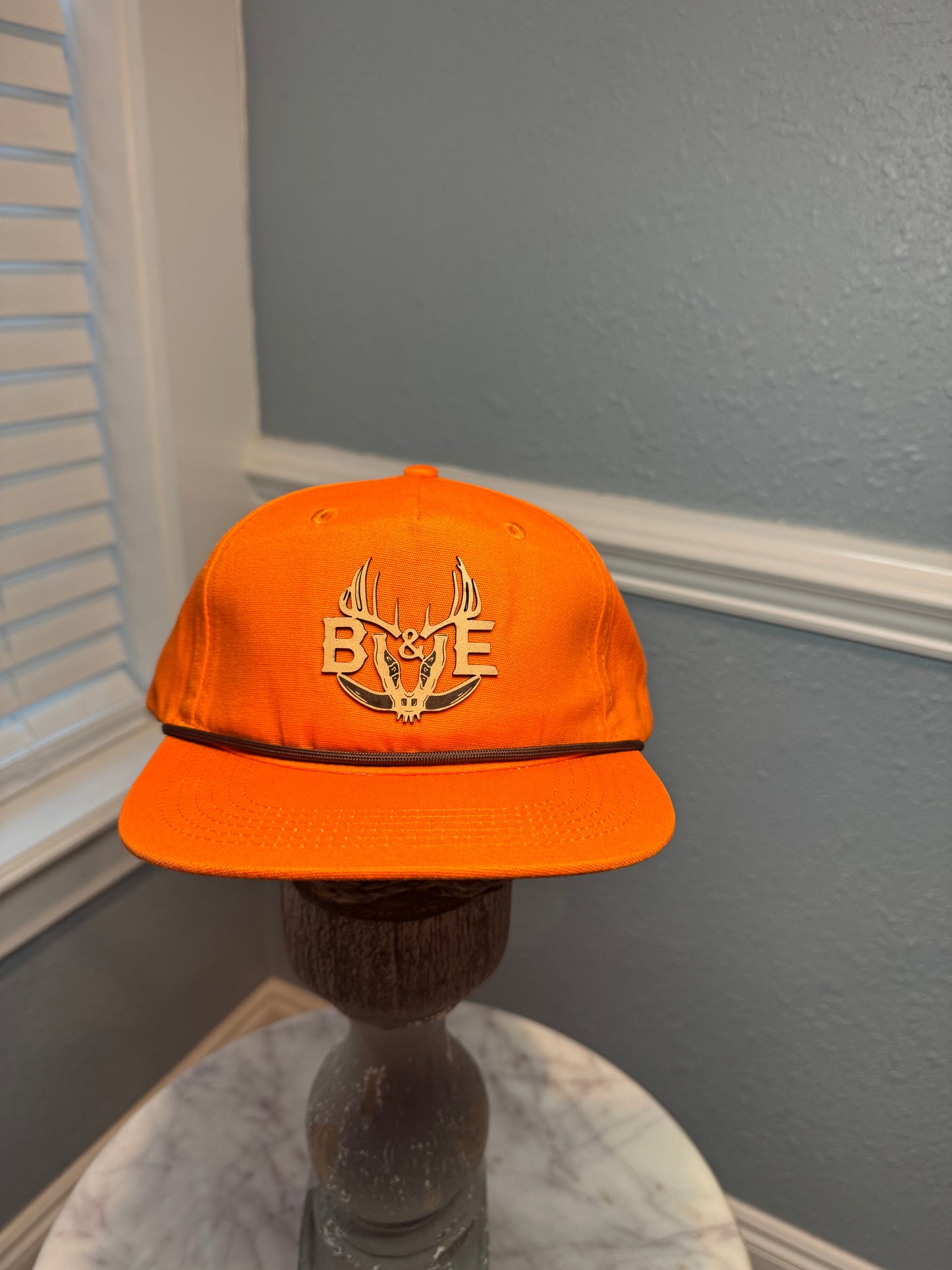 BEOWTDOORS - "HUNTER ORANGE" GOAT ROPE HAT