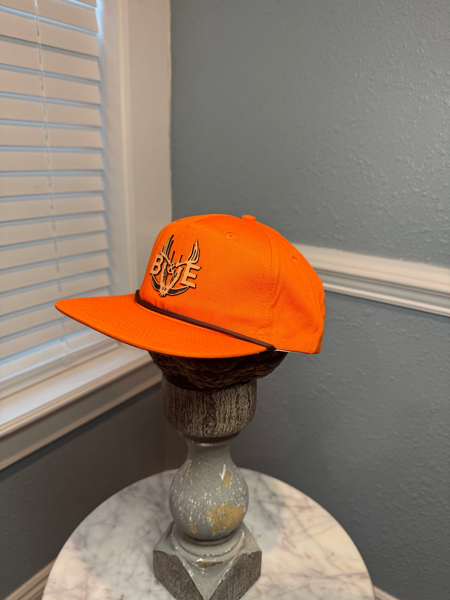 BEOWTDOORS - "HUNTER ORANGE" GOAT ROPE HAT