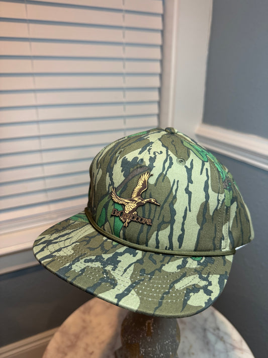 BEOWTDOORS - "DUCK" GOAT ROPE HAT GREEN LEAF